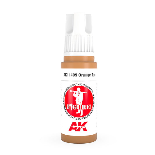AK Interactive 11409 Orange Tan 17ml 3G Acrylic Model Paint