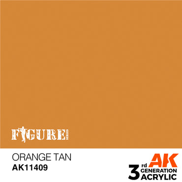AK Interactive 11409 Orange Tan 17ml 3G Acrylic Model Paint