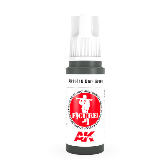 AK Interactive 11410 Dark Green 17ml 3G Acrylic Model Paint