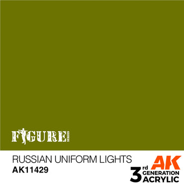 AK Interactive 11429 Russian Uniform Lights 17ml 3G Acrylic Model Paint