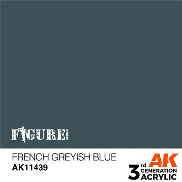 AK Interactive 11439 French Greyish Blue 17ml 3G Acrylic Model Paint