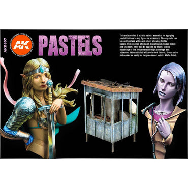 AK Interactive 11607 Pastels Colours Acrylic Paint Set