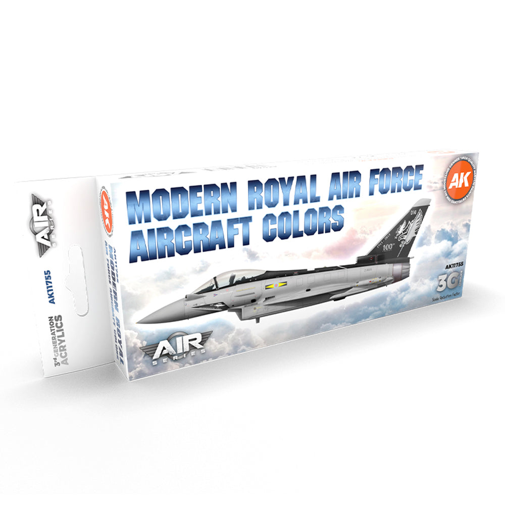 AK Interactive 11755 Modern RAF Aircraft Colours 3G Acrylic Paint Set