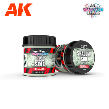 AK Interactive 1219 Shadow Soil 100ml Wargame Terrain Diorama