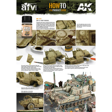 AK Interactive 121 Wash For OIF/OEF US Vehicles 35ml Enamel Weathering