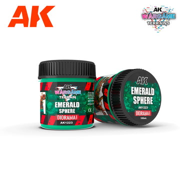 AK Interactive 1223 Emerald Sphere 100ml Wargame Terrain Diorama