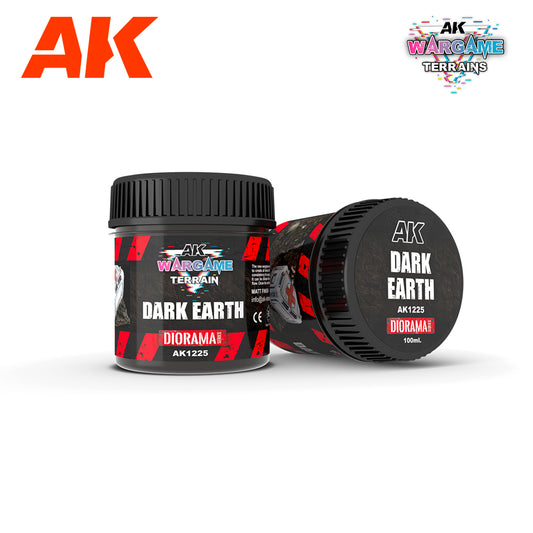 AK Interactive 1225 Dark Earth 100ml Wargame Terrain Diorama
