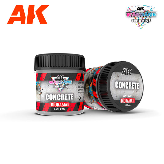 AK Interactive 1229 Concrete 100ml Wargame Terrain Diorama