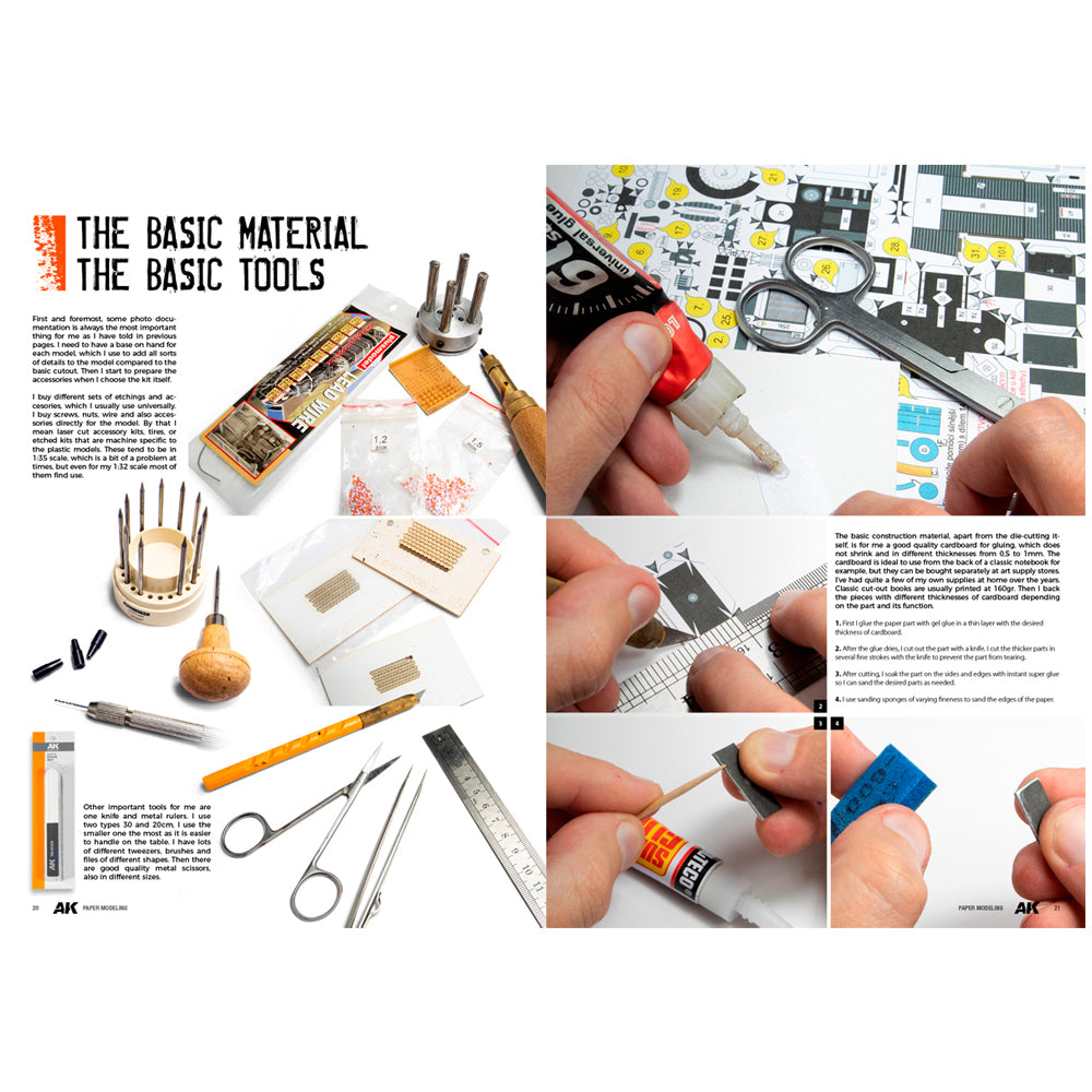 AK Interactive Paper Modeling Techniques Book - Michal Traj 130024