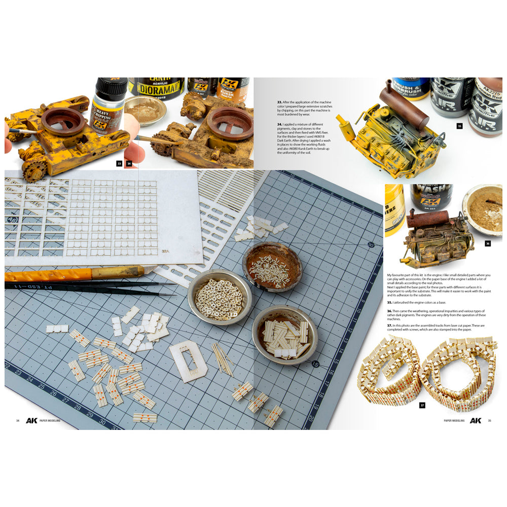 AK Interactive Paper Modeling Techniques Book - Michal Traj 130024