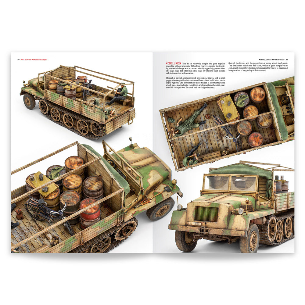 AK Interactive 130036 Modelling WWII German Half-Tracks Guide Book