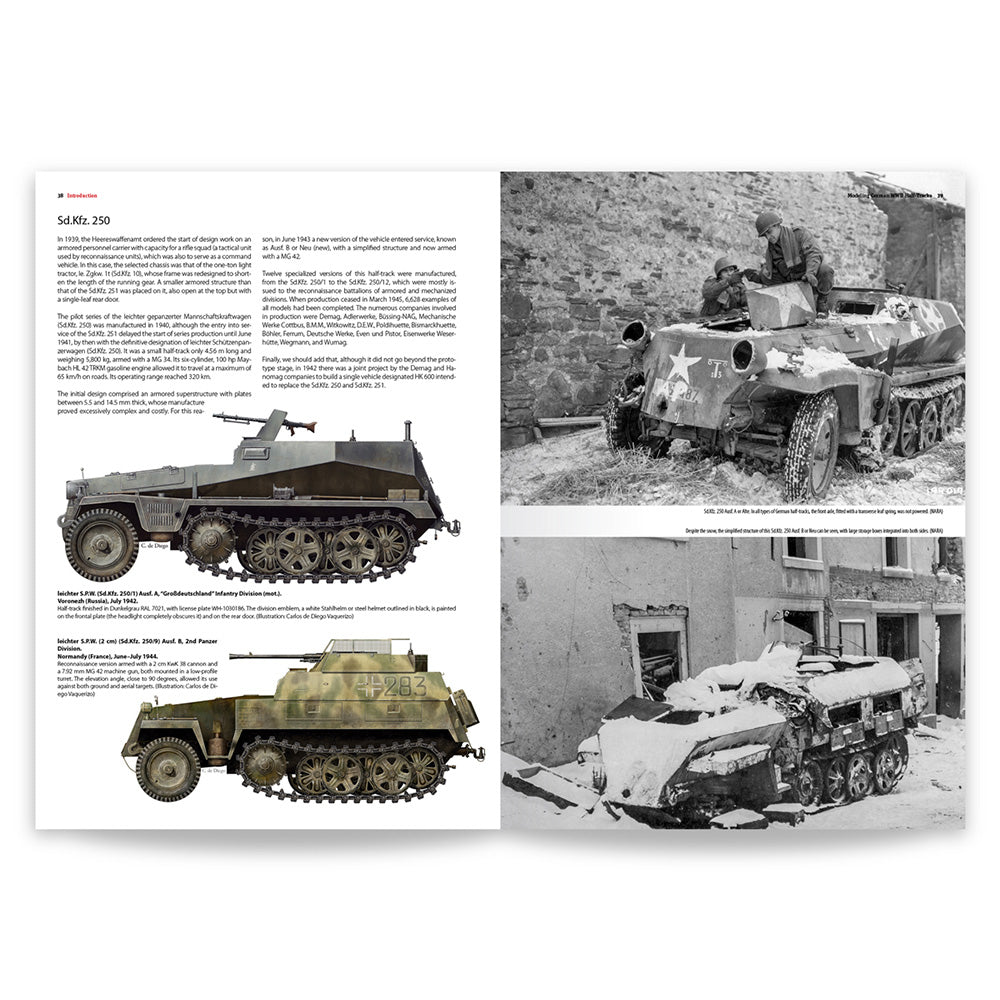 AK Interactive 130036 Modelling WWII German Half-Tracks Guide Book