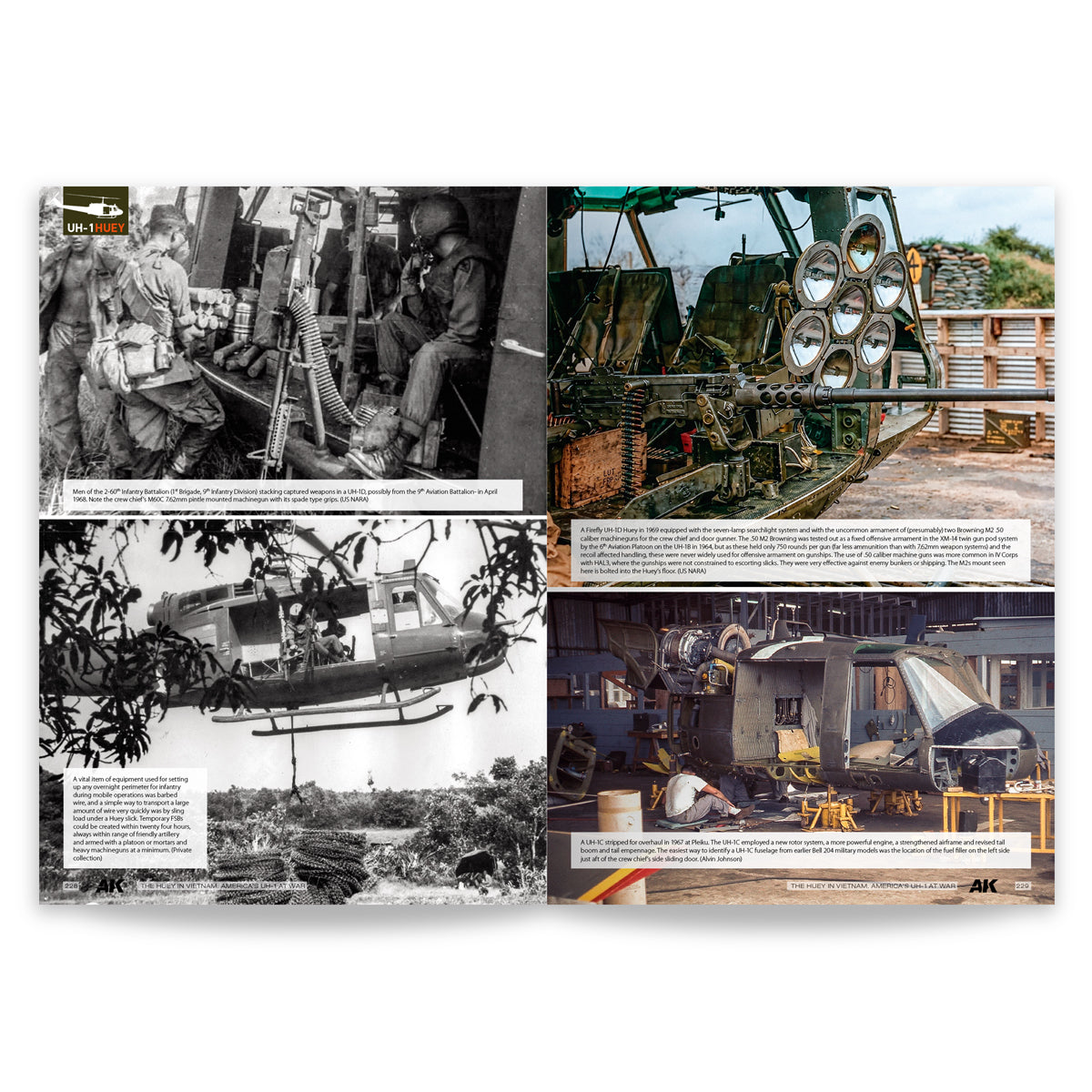 AK Interactive The Huey in Vietnam America's UH-1 at War Book AK130037