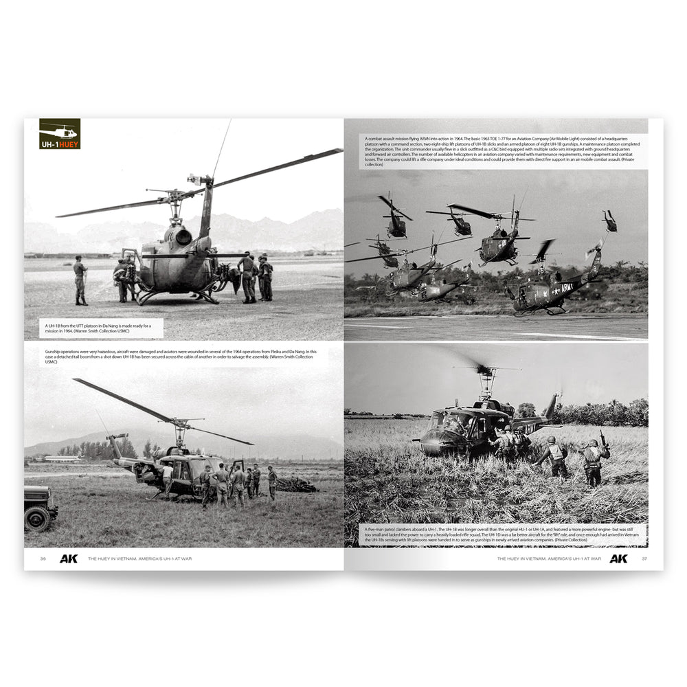 AK Interactive The Huey in Vietnam America's UH-1 at War Book AK130037