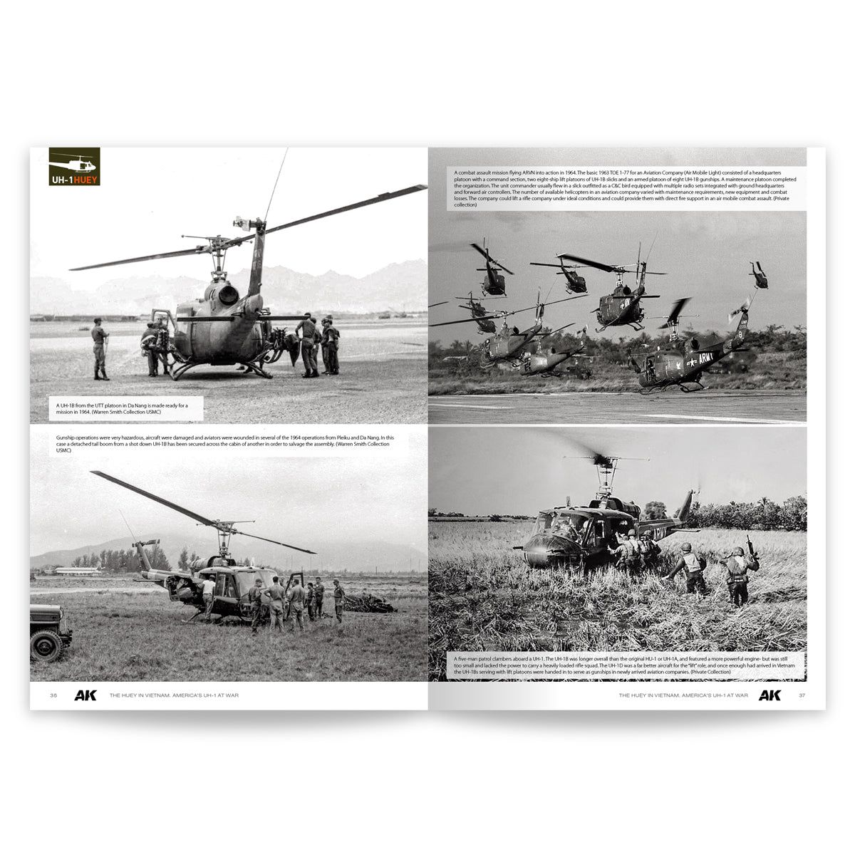 AK Interactive The Huey in Vietnam America's UH-1 at War Book AK130037