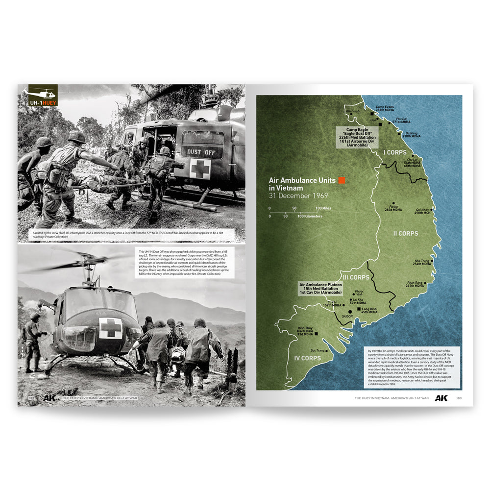 AK Interactive The Huey in Vietnam America's UH-1 at War Book AK130037