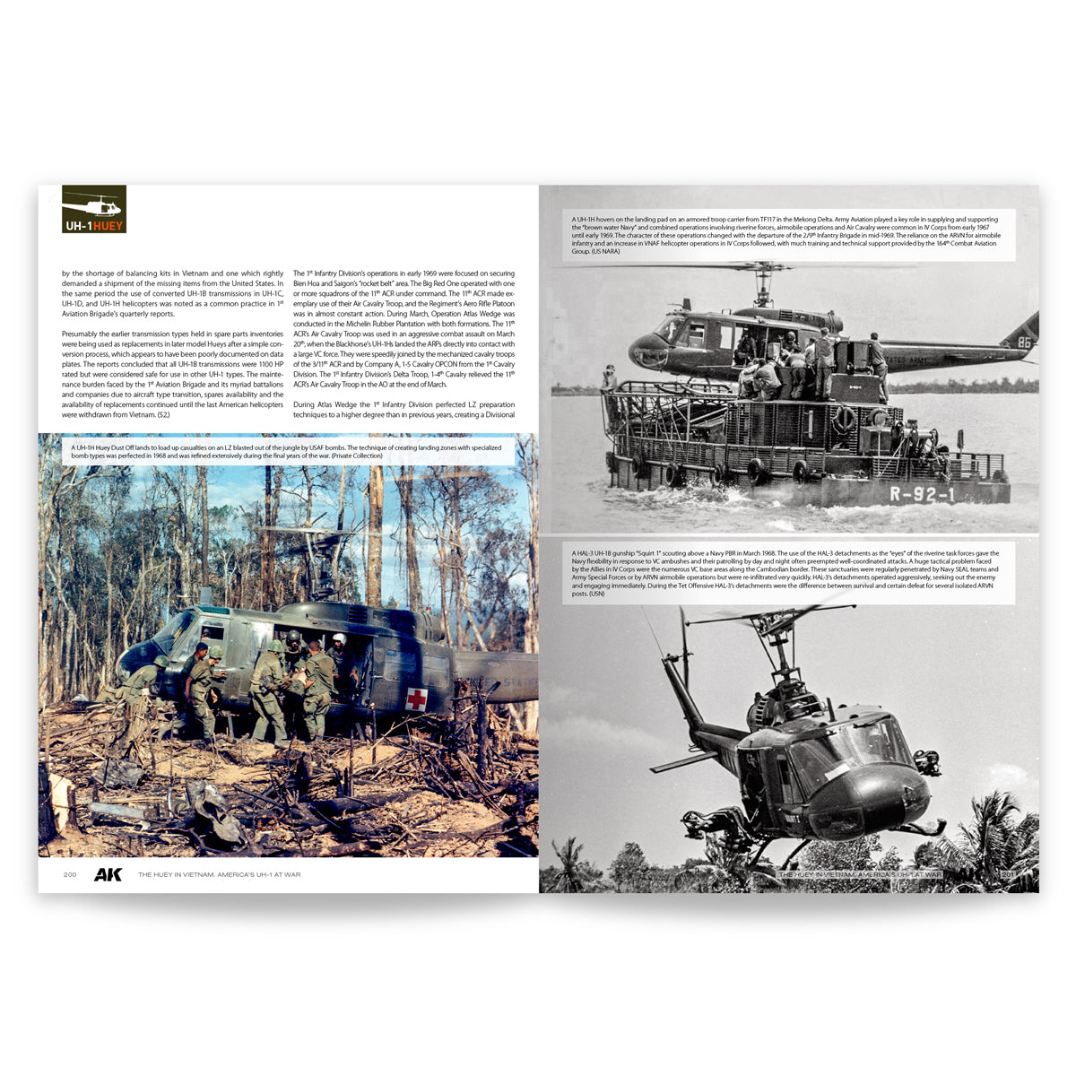 AK Interactive The Huey in Vietnam America's UH-1 at War Book AK130037