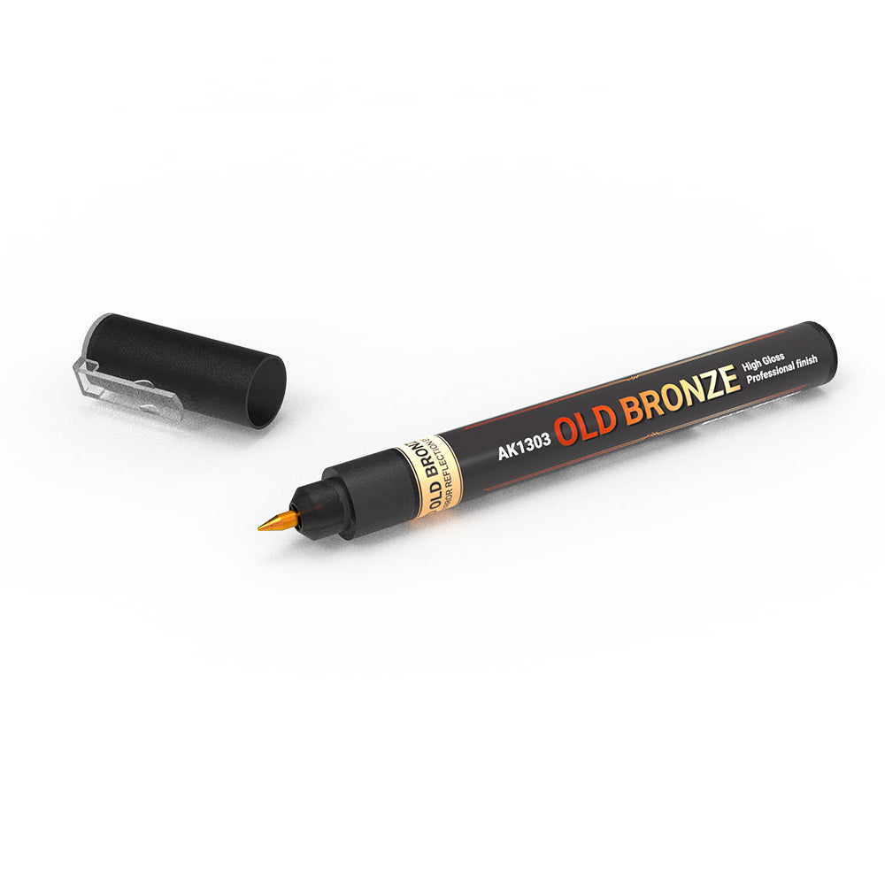 AK Interactive Old Bronze Metallic Marker Pen AK1303
