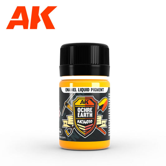 AK Interactive 14010 Ochre Earth - Enamel Liquid Pigment 35ml
