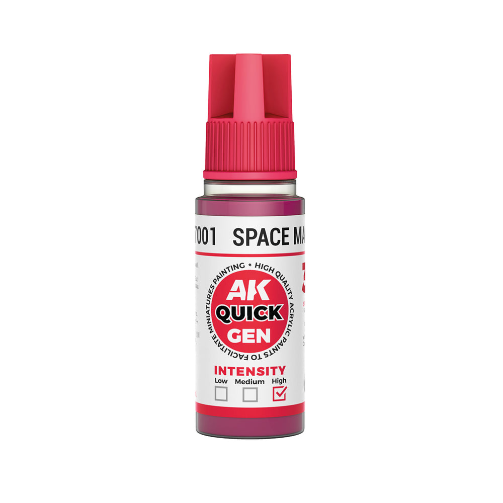AK Interactive Quick Gen 17001 Space Magenta 18ml Acrylic Paint