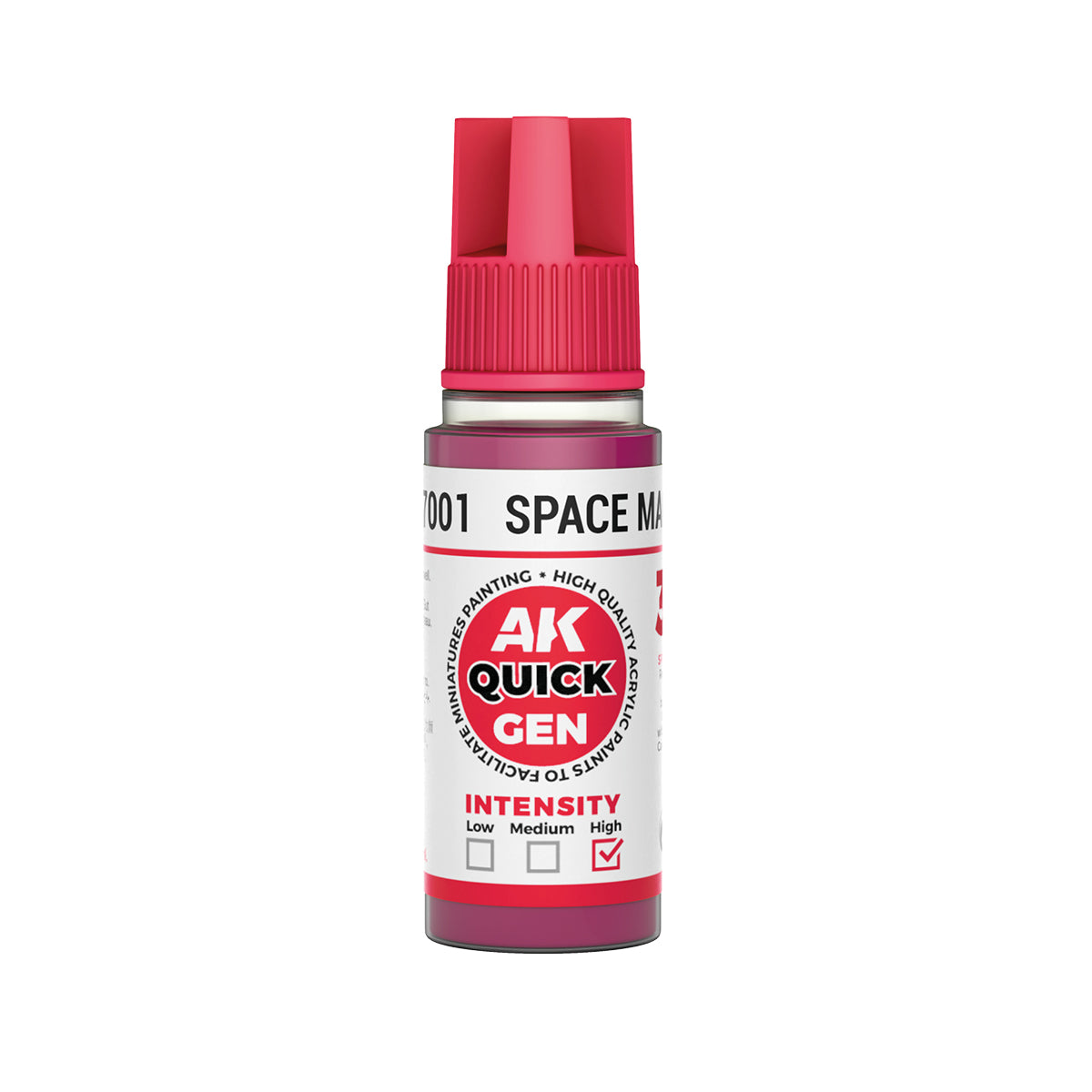 AK Interactive Quick Gen 17001 Space Magenta 18ml Acrylic Paint