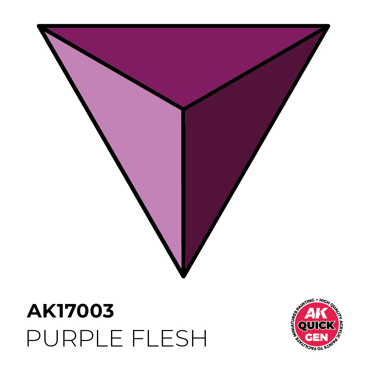 AK Interactive Quick Gen 17003 Purple Flesh 18ml Acrylic Paint