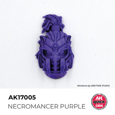 AK Interactive Quick Gen 17005 Necromancer Purple 18ml Acrylic Paint