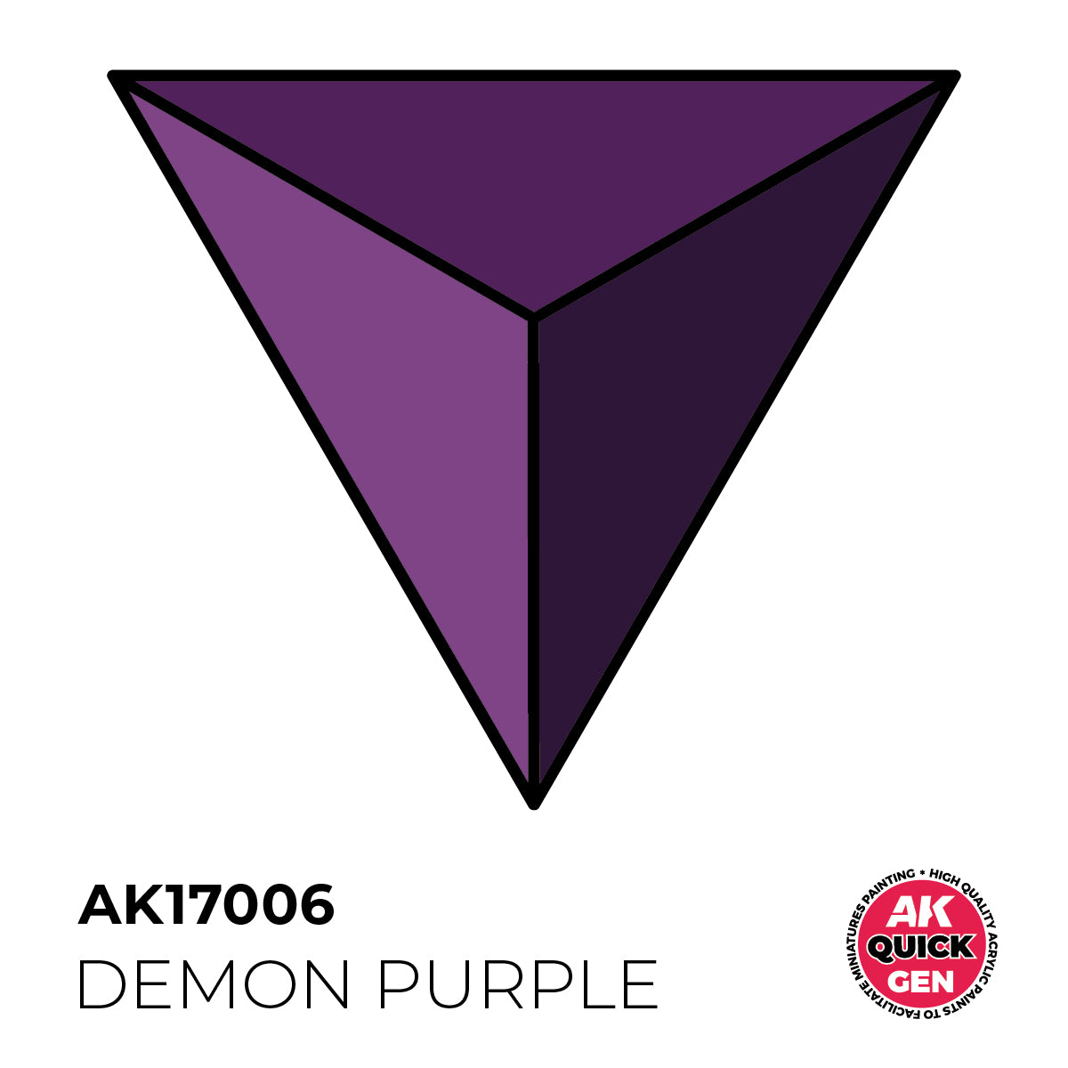 AK Interactive Quick Gen 17006 Demon Purple 18ml Acrylic Paint