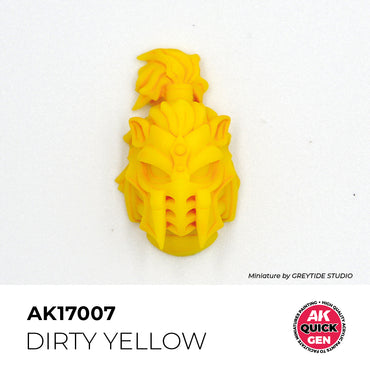 AK Interactive Quick Gen 17007 Dirty Yellow 18ml Acrylic Paint