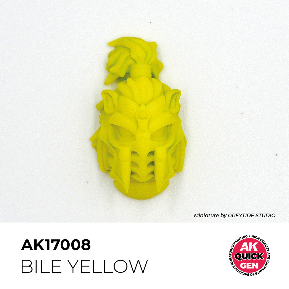 AK Interactive Quick Gen 17008 Bile Yellow 18ml Acrylic Paint