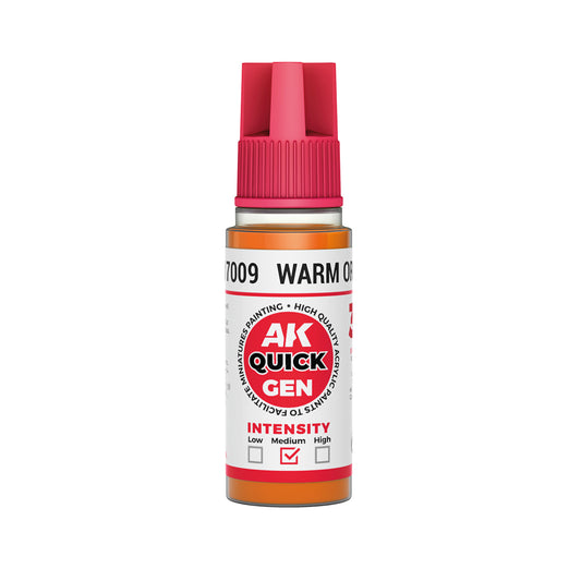 AK Interactive Quick Gen 17009 Warm Orange 18ml Acrylic Paint