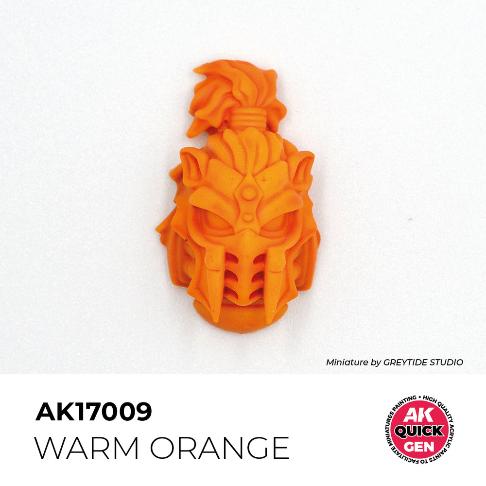 AK Interactive Quick Gen 17009 Warm Orange 18ml Acrylic Paint
