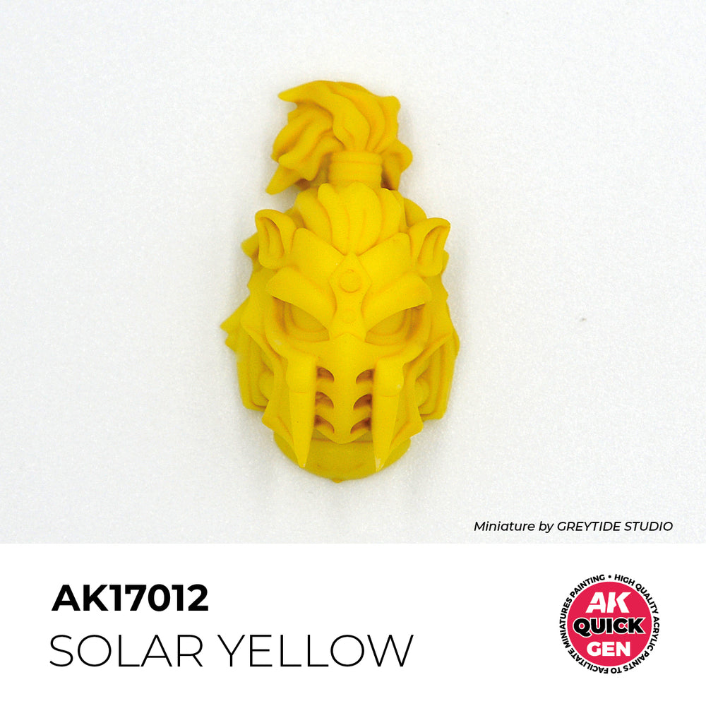AK Interactive Quick Gen 17012 Solar Yellow 18ml Acrylic Paint