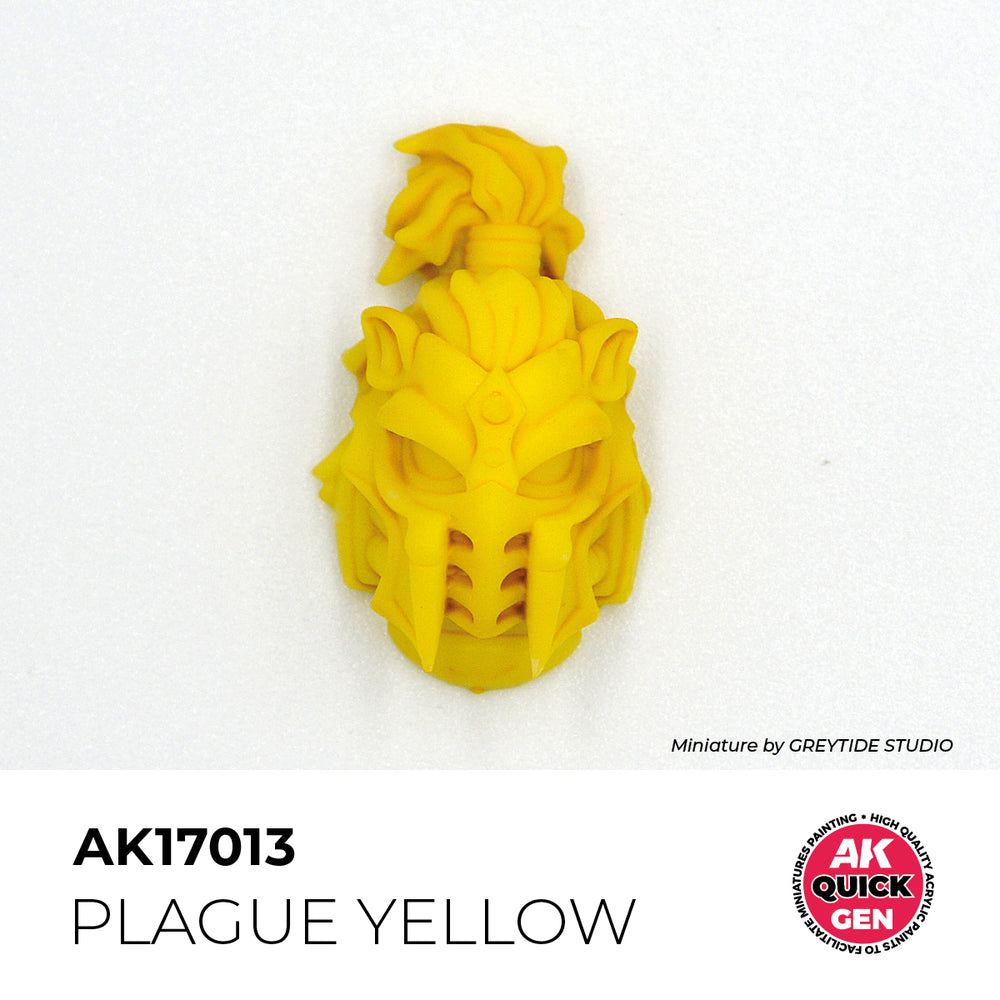 AK Interactive Quick Gen 17013 Plague Yellow 18ml Acrylic Paint
