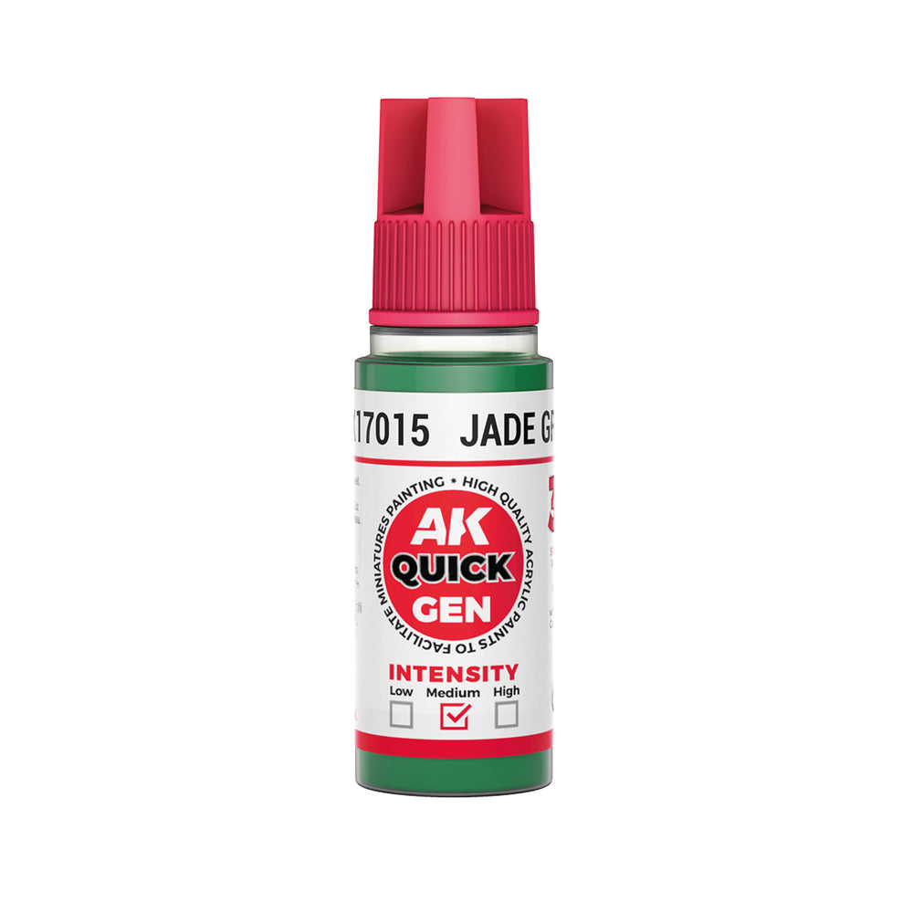 AK Interactive Quick Gen 17015 Jade Green 18ml Acrylic Paint