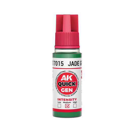 AK Interactive Quick Gen 17015 Jade Green 18ml Acrylic Paint