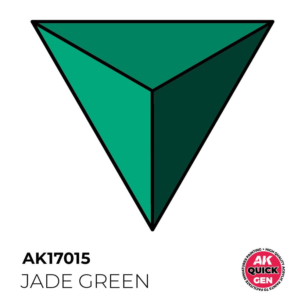 AK Interactive Quick Gen 17015 Jade Green 18ml Acrylic Paint