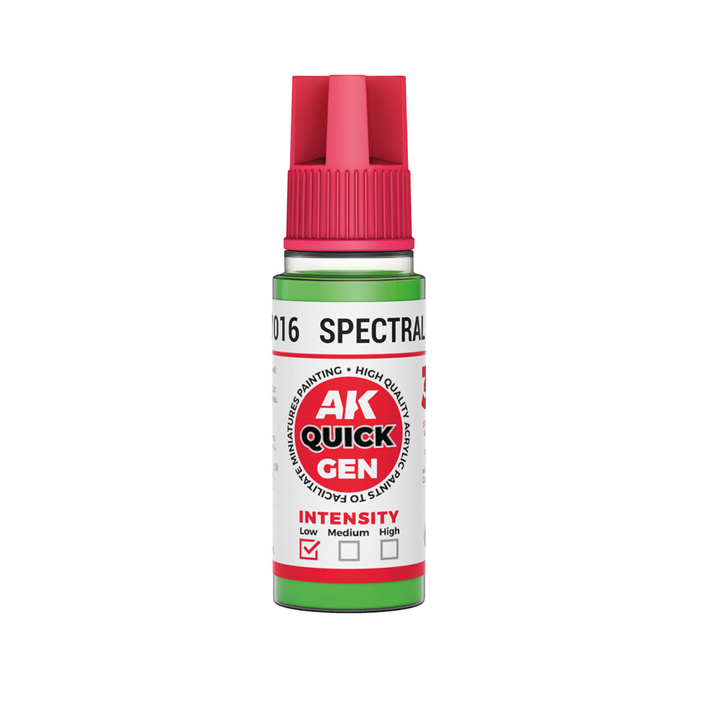 AK Interactive Quick Gen 17016 Spectral Green 18ml Acrylic Paint