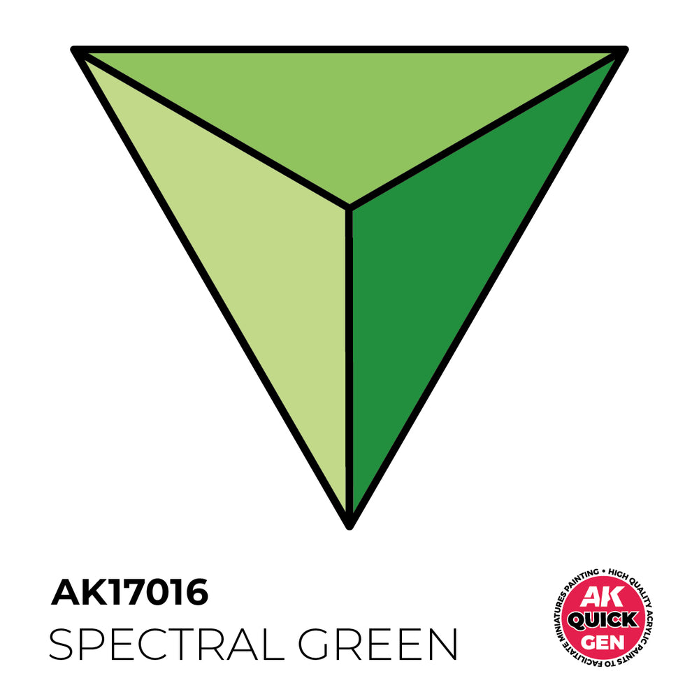 AK Interactive Quick Gen 17016 Spectral Green 18ml Acrylic Paint
