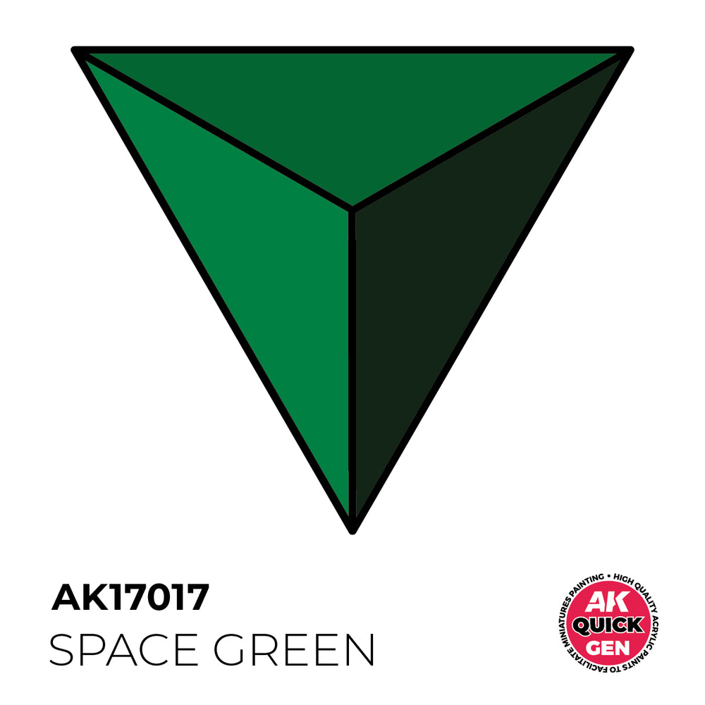 AK Interactive Quick Gen 17017 Space Green 18ml Acrylic Paint