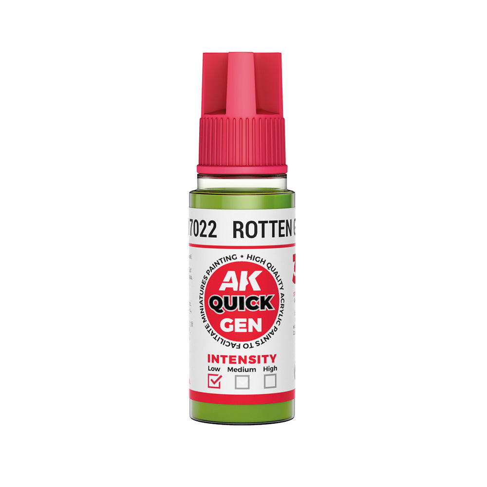 AK Interactive Quick Gen 17022 Rotten Green 18ml Acrylic Paint