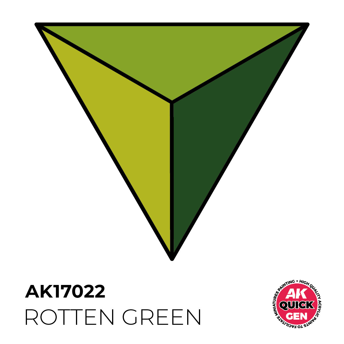 AK Interactive Quick Gen 17022 Rotten Green 18ml Acrylic Paint