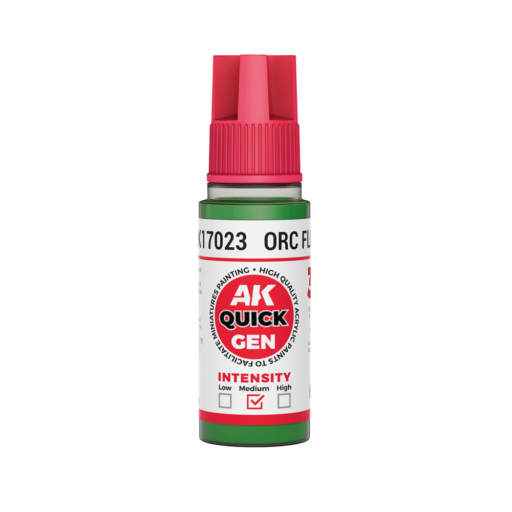 AK Interactive Quick Gen 17023 Orc Flesh 18ml Acrylic Paint