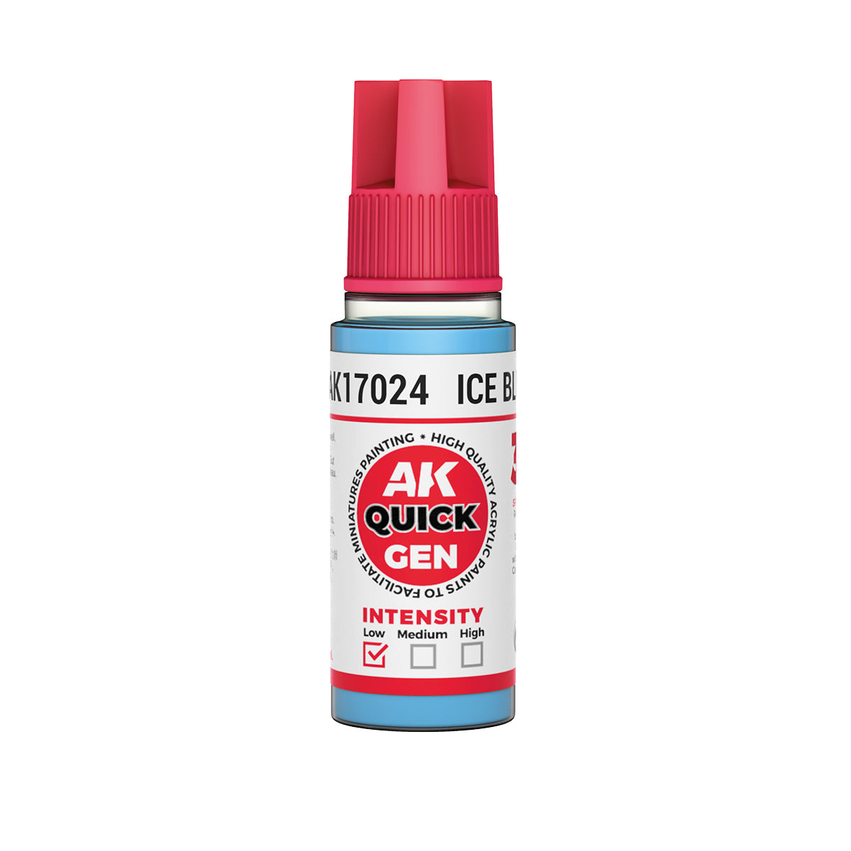 AK Interactive Quick Gen 17024 Ice Blue 18ml Acrylic Paint