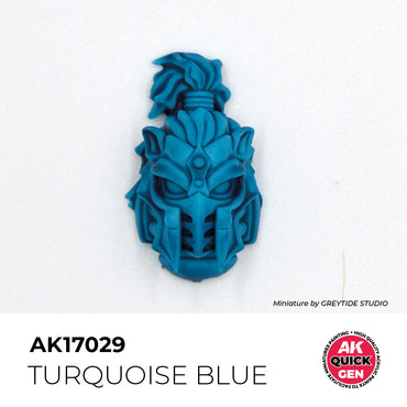 AK Interactive Quick Gen 17029 Turquoise Blue 18ml Acrylic Paint