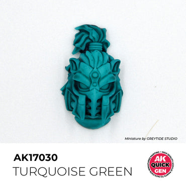 AK Interactive Quick Gen 17030 Turquoise Green 18ml Acrylic Paint