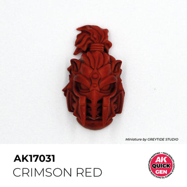 AK Interactive Quick Gen 17031 Crimson Red 18ml Acrylic Paint