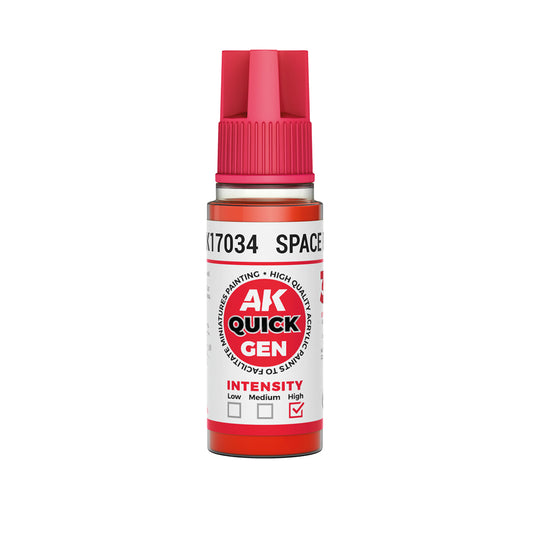 AK Interactive Quick Gen 17034 Space Red 18ml Acrylic Paint