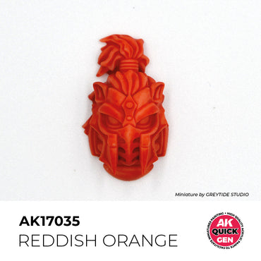AK Interactive Quick Gen 17035 Reddish Orange 18ml Acrylic Paint