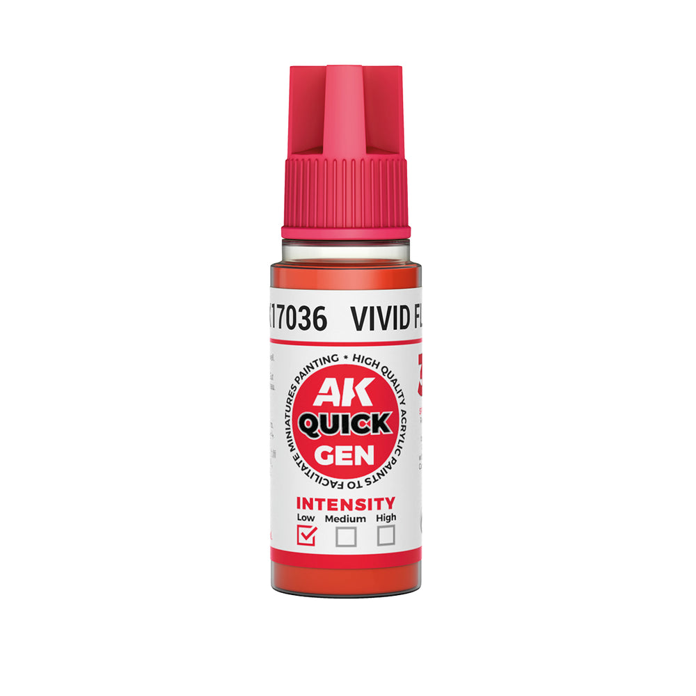 AK Interactive Quick Gen 17036 Vivid Flesh 18ml Acrylic Paint